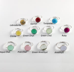 ซิทรินควอตซ์เบาะรูปร่างแหวนพลอย,925เงินสเตอร์ลิงปรับเหลี่ยมเพชรพลอยแหวนแฟชั่นปรับ - Product Image 6