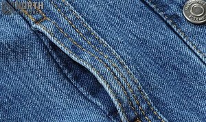 2025 automne mode bébé filles à manches longues vêtements d'extérieur manteau jean veste avec capuche Logo personnalisé Denim veste avec capuche pour fille enfants - Product Image 4