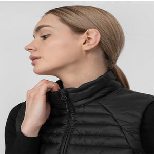 Veste légère en duvet d'oie et de canard pour femmes Logo personnalisé Gilet bouffant coupe-vent avec caractéristique respirante conçu par l'usine - Product Image 5