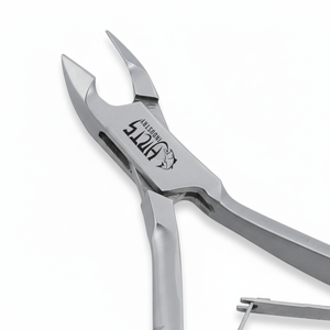 Pince à cuticules en acier inoxydable durable, lame tranchante, professionnelle, simple/luxe, ouverture large, longue durée, pour les doigts - Product Image 3