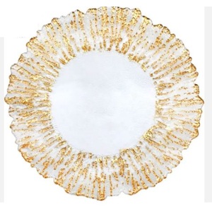 Vaisselle de luxe assiette de chargeur plat de dîner rond vaisselle sous assiette de fabricants et de fournisseurs - Product Image 2