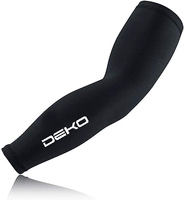 Manchons de bras unisexes pour le cyclisme et la course à pied - Protection UV, respirants, en Lycra, design personnalisable
