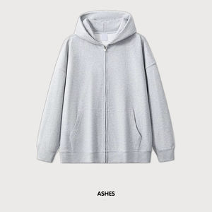 เสื้อฮู้ดสวมหัวแบบมีกระเป๋ามีซิปหลายช่องของผู้ชายเสื้อกีฬาลำลองออกแบบโลโก้ได้ตามต้องการ - Product Image 2