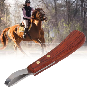 Herramientas profesionales de herrador de caballos zurdos, cuchillo de pezuña con logotipo personalizado, cuchillos de pezuña de caballo reutilizables, precio al por mayor - Product Image 6