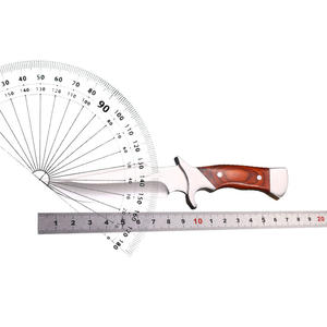 Vente en gros personnalisé Qualité supérieure OEM ODM Service Haute dureté Chasse en plein air Fix Lame Couteau Portable Chasse Survie Couteau - Product Image 5