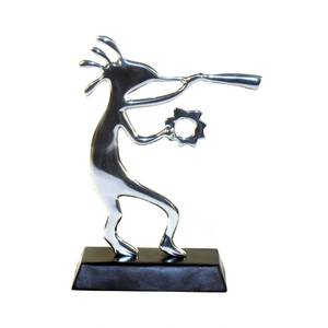 TOUR en aluminium artistique sculpture abstraite statue en métal décor à la maison moderne pièces d'art à la mode pour le bureau de luxe et les salons - Product Image 4
