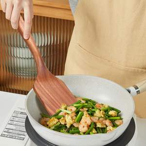 3 Pcs Grand Set de Spatules en Bois Ustensiles de Cuisine Cuillère en Bois pour Spatule de Cuisine Cuillère de Service Spatules à Mélanger - Product Image 6