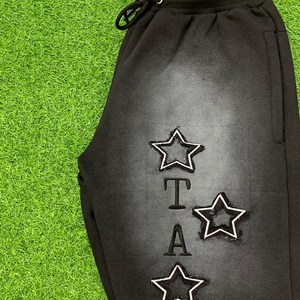 Shorts en toile délavée personnalisés de haute qualité pour l'été, 100 % polyester, pour hommes, délavés à l'acide, unis, décontractés, respirants, séchage rapide, numériques - Product Image 2