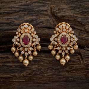 Pendientes de Moda con Forma de Flor de Circonio para Bodas, Modelo 173176 - Product Image 1