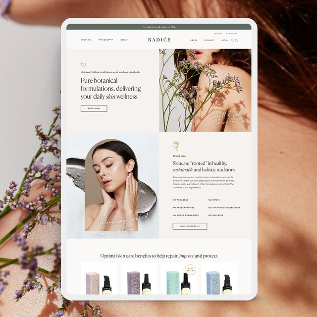 Responsive Online Beauty Ecommerce Software Solution for Skincare Products with Stock Status Internet Version Mac/Linux Support