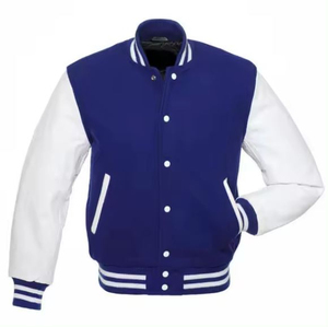 Unique Design High Quality Custom Label Best Price Professional Manufacturer Coated Front 100% Wool Winter Varsity Jackets for - Product Image 1