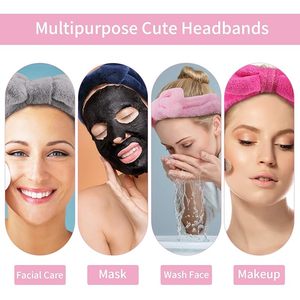 Bandeau élastique pour cheveux en polaire douce avec nœud papillon, pour maquillage et douche, pour femmes - Product Image 6