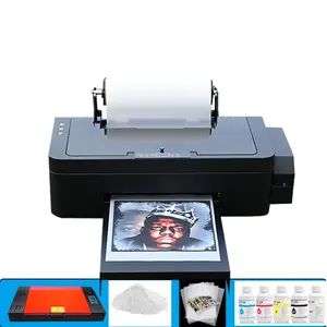 Personal DIY T-shirt Offset Printer Heat Transfer Inkjet DTF Printer A3 PET Film DTF Printer With Holt Melt Heater
