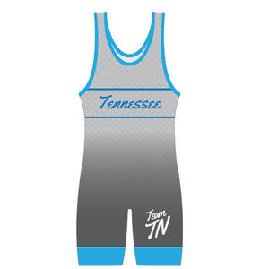 ชุดมวยปล้ำสำหรับผู้ชายชุดเสื้อกล้ามพิมพ์ลายดิจิตอลเสื้อกล้ามเล่นกีฬาแบบซับลิเมชันโลโก้ได้ตามต้องการ - Product Image 4