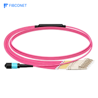 Kabel Serat Optik Indoor SC Single Core FTTH dengan Selubung PVC Bersertifikasi RoHS/CE/ISO9001