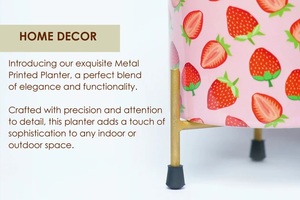 Top vente décor à la maison rond fer jardinière support petit Design moderne personnalisé Pots intérieur jardin décoration maison bureau hôtel - Product Image 3