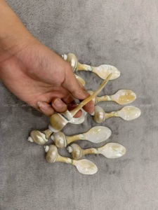 Artesanía Madre de Perla Cuchara Concha Caviar Cuchara, Caviar Cuchara Única Regalo Significativo Hecho De Vietnam Fabricación - Product Image 3