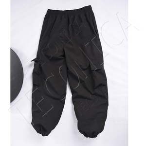Pantalones de snowboard de esquí con logotipo reflectante personalizado de alta calidad, pantalones holgados impermeables a prueba de viento con cremallera de talla grande para hombres y mujeres - Product Image 2