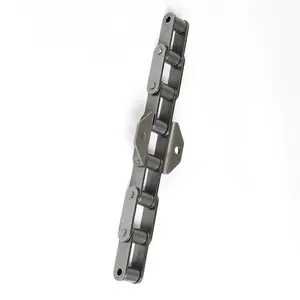 Strong Stainless Steel Agricultural Machinery Chain For Harvesters Plate Link Conveyor Belt