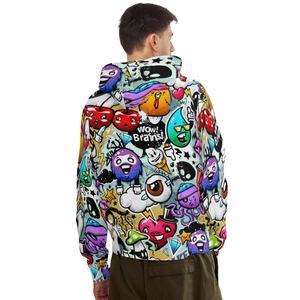 Hiver Unisexe Personnalisé 100% Coton Zipper Hoodies Sweatshirt Manches Longues Crop Tops Casual Streetwear Knitted Harajuku Jackets - Product Image 4