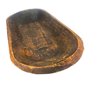 Bols à pâte en bois de mangue antique pour la table de cuisine Comptoir élégant pour la maison Vaisselle de service Vente Bols en bois anciens - Product Image 2