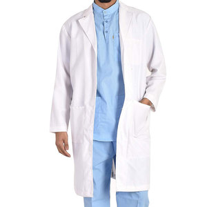 High Quality Unisex <b>White</b> Lab Coat Women/Men Hospital Nurse Uniforms Doctor Scrubs - Product Image 5