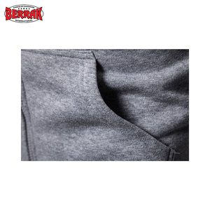 2025 nouveauté hommes sweat à capuche en coton biologique avec Logo personnalisé broderie fermeture à glissière respirant bouffée impression pour l'automne - Product Image 6