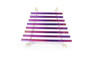 Arpa de cristal de cuarzo cósmico personalizada al mejor precio, arpa de cuarzo curativa con sonido de 8 tubos - Product Image 4