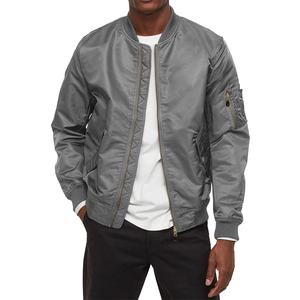 Chaqueta Bomber Cortavientos para Hombre, Estilo Urbano Casual, Delgada, Larga, con Etiqueta Personalizada, MOQ Bajo, Venta al Por Mayor, al Mejor Precio - Product Image 4