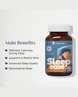 Comprimés Sleep Ease Valériane Ashwagandha Hops pour Soulager l'Insomnie, Apaiser et Améliorer la Qualité du Sommeil, Durée de Conservation de 24 Mois, HARTMAN ENTERPRISES