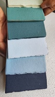 Carnet de notes artisanal en papier fait main, relié en spirale, couverture en tissu, bord festonné, format de poche, embossé, minimaliste, pour notes, cadeaux