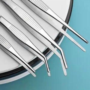 Instruments chirurgicaux dentaires manuels ergonomiques en acier inoxydable, pinces multifonctionnelles à coude, pinces longues, pince pour aquarium - Product Image 6