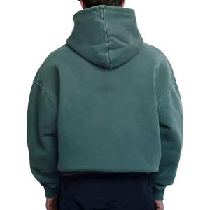 Hiver Nouvelle Arrivée Blank Hooded Fabricant Wholesale Basics Pullover Men's Hoodies - Product Image 6