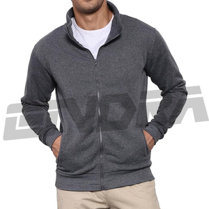 new mens sweat <b>jacket</b> pullover sweatshirt zip up outdoor casual style <b>lightweight</b> soft fabric comfy fit modern design trend - Product Image 2