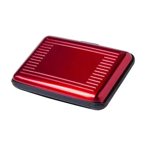 Porte-cartes de visite personnalisé en aluminium, ensemble cadeau gadget - Product Image 1