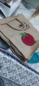 Sacs en toile de jute durables avec poignées Logo personnalisé pour usage multiple Forme rectangulaire faite à la main de qualité supérieure écologique - Product Image 3