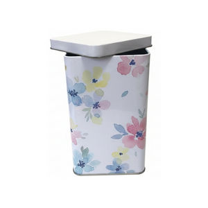 Boîte en étain rectangulaire avec logo personnalisé |   Emballage de thé en fer-blanc avec finition mate pour l'identification de la marque et la vente au détail de produits alimentaires - Product Image 4