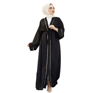 New Stripes Design Fashion Wedding Wear Turkish <b>Dress</b> Stylish Women Clothing <b>Long</b> Polyethersulfone Abaya Four Seasons <b>for</b> - Product Image 4