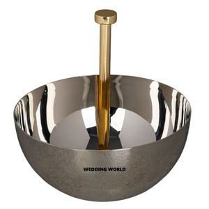 Tazón de Chocolate con Acabado Plateado y Dorado, Diseño Personalizado, Hecho a Mano, Tazón para Dulces, Clásico, Elegante, Nuevo - Product Image 6