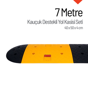 ชุดยางชะลอความเร็วรีไซเคิล 7 เมตร สำหรับใช้บนถนน - Product Image 6