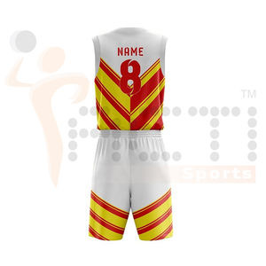 Logo personnalisé uniforme de basket-ball de sublimation de haute qualité/bas prix nouveau style uniformes de basket-ball pour hommes - Product Image 3