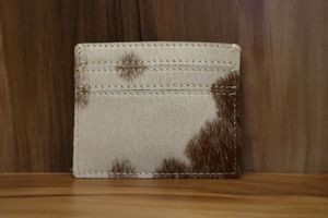 Handmade Fur Animal Prints Genuine Leather Card Holder Wallet Wristlet <b>Small</b> Coin Pouch <b>Bag</b> <b>for</b> Ladies Purse - Product Image 5