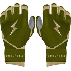 Gants de frappeur de baseball à manchette longue Offre Spéciale Logo personnalisé Fabricants de cuir véritable pour adultes Fournisseur Respirant Bateo Beisbol - Product Image 2