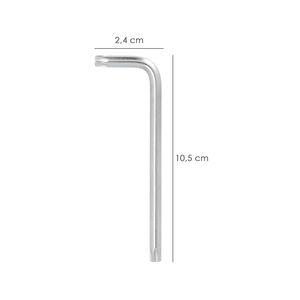 Chiave Torx Inviolabile Lunga in Acciaio Cromo Vanadio Professionale T27 - Product Image 2