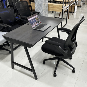 SPD68186 <b>Computer</b> <b>Desk</b> with A-Shaped Iron Legs Rubberwood Material - Product Image 6
