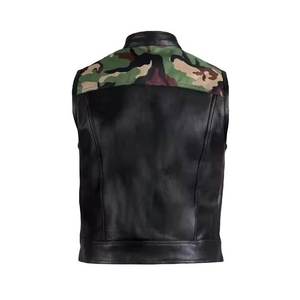 Gilet en cuir pour hommes, conception personnalisée, gilet OEM pour les marques de mode, fabricant et fournisseur - Product Image 4