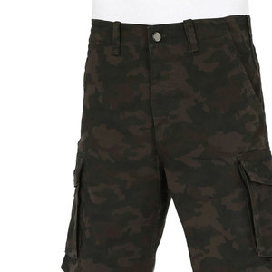 Shorts d'été personnalisés pour hommes en toile respirante, service OEM, 100 % coton, motif uni, taille élastique, décontracté - Product Image 5