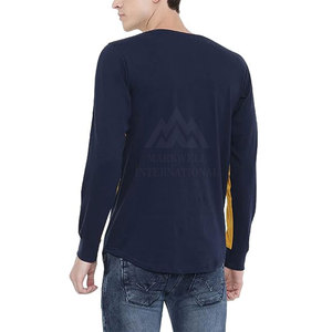 Camiseta de manga larga de nuevo diseño 2025 para hombre más vendida del fabricante profesional, tela de punto - Product Image 2