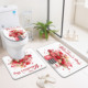 Ensemble de tapis de salle de bain imprimés sur mesure pour salle de bain, rideau de douche antidérapant, tapis de bain - Product Image 4