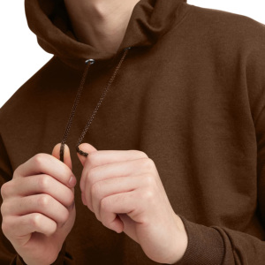 Sweat-shirt à capuche zippé en polaire polyester/coton pour homme, haute qualité, 420 GSM, style streetwear, coupe classique, impression en relief - Product Image 4